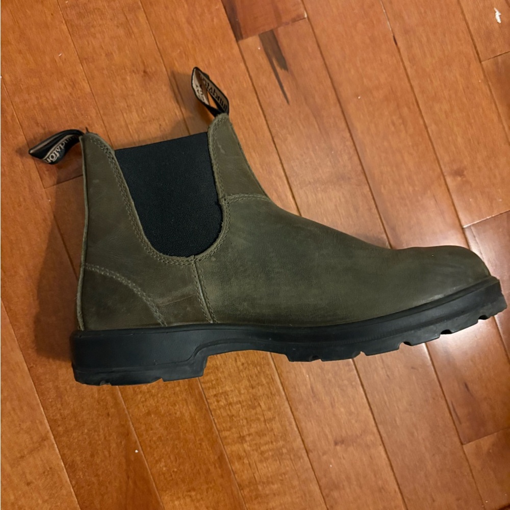 Blundstone Men's Green Chelsea Boots